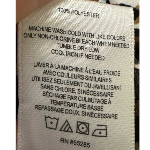 Express animal print midi A Line skirt size XS - Picture 4 of 13